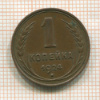 Копейка 1924г