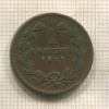 1 крейцер. Баден 1851г