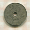 25 сантимов. Испания 1927г