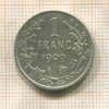 1 франк. Бельгия 1909г