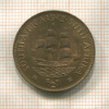 1/2 пенни. Южная Африка 1942г
