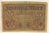 20 марок. Германия 1918г