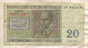 20 франков. Бельгия 1956г