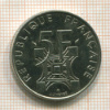 5 франков. Франция 1989г