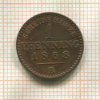 1 пфеннинг. Пруссия 1868г