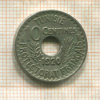 10 сантимов. Тунис 1920г