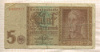 5 марок. Германия 1942г