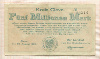 5000000 марок. Германия 1923г