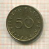50 франкенов. Саарланд 1954г