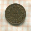 5/10 крейцера. Австрия 1885г