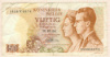 50 франков. Бельгия 1966г