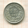 1 франк. Швейцария 1964г