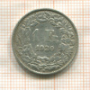 1 франк. Швейцария 1920г