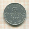 3 марки. Германия 1922г