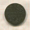 1 пфенниг. Пруссия 1796г