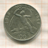 100 крон. Чехословакия 1948г