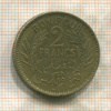 2 франка. Тунис 1945г