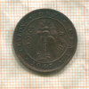 1 цент. Цейлон 1943г