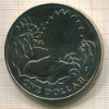 1 доллар. Новая Зеландия 1980г