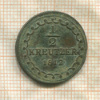 1/2 крейцера. Австрия 1812г