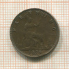 1 фартинг. Великобритания 1874г