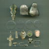 Предметы из серебра. Общий вес 58 гр.