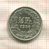 1/2 франка. Швейцария 1950г