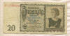 20 марок. Германия 1938г