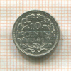 10 центов. Нидерланды 1941г