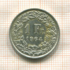 1 франк. Швейцария 1964г