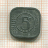 5 центов. Нидерланды 1941г