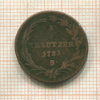 1/2 крейцера. Австрия 1781г