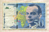 50 франков. Франция 1997г