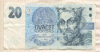 20 крон. Чехословакия 1994г
