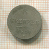 6 крейцеров. Австрия 1849г