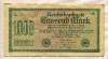 1000 марок. Германия 1922г