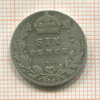 6 пенсов. Англия 1902г