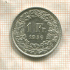 1 франк. Швейцария 1956г