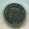 10 долларов. Либерия 2000г