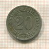 20 пфеннигов. Германия 1890г
