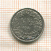 1/2 франка. Швейцария 1945г