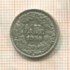 1/2 франка. Швейцария 1950г