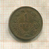 1 крейцер. Австрия 1881г