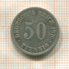 50 пфеннигов. Германия 1876г