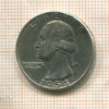 1/4 доллара. США 1954г