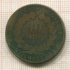 10 сантимов. Франция 1872г