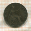 1 пенни. Великобритания 1900г