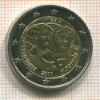 2 евро. Бельгия 2011г