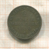 2 гроша. Рейсс-Шлейц 1850г