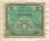 2 франка. Франция 1944г